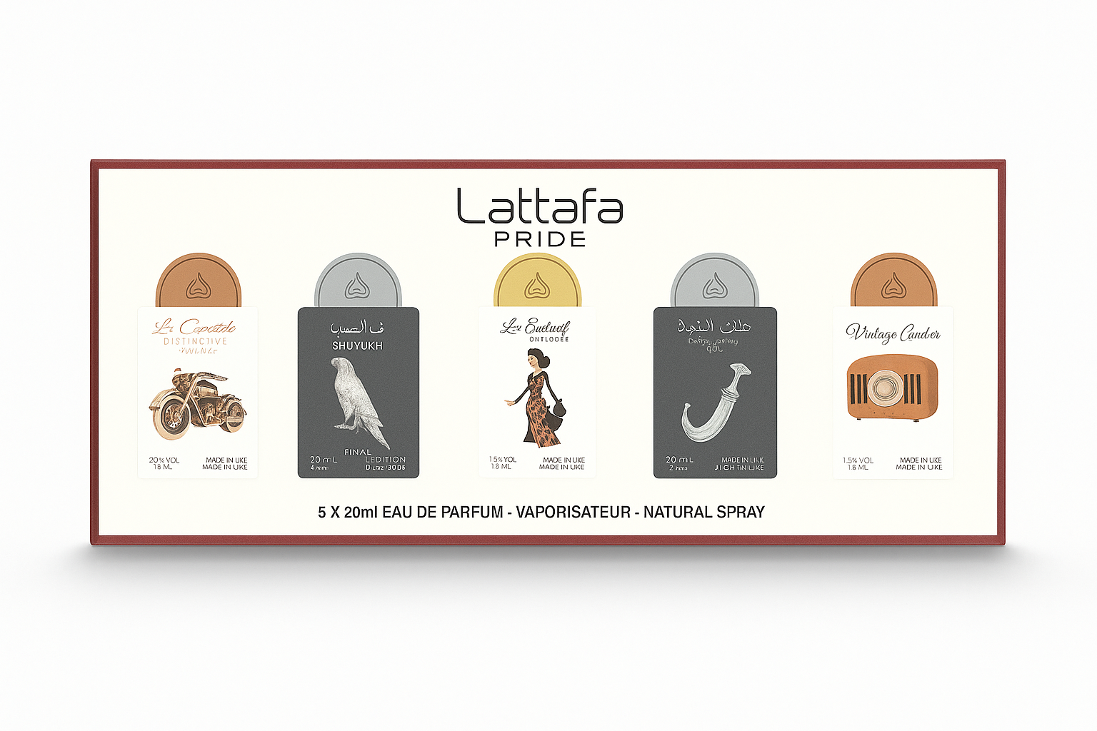 Lattafa Giftset Collection 20ml X 5Pcs GS Box - 05 EDP