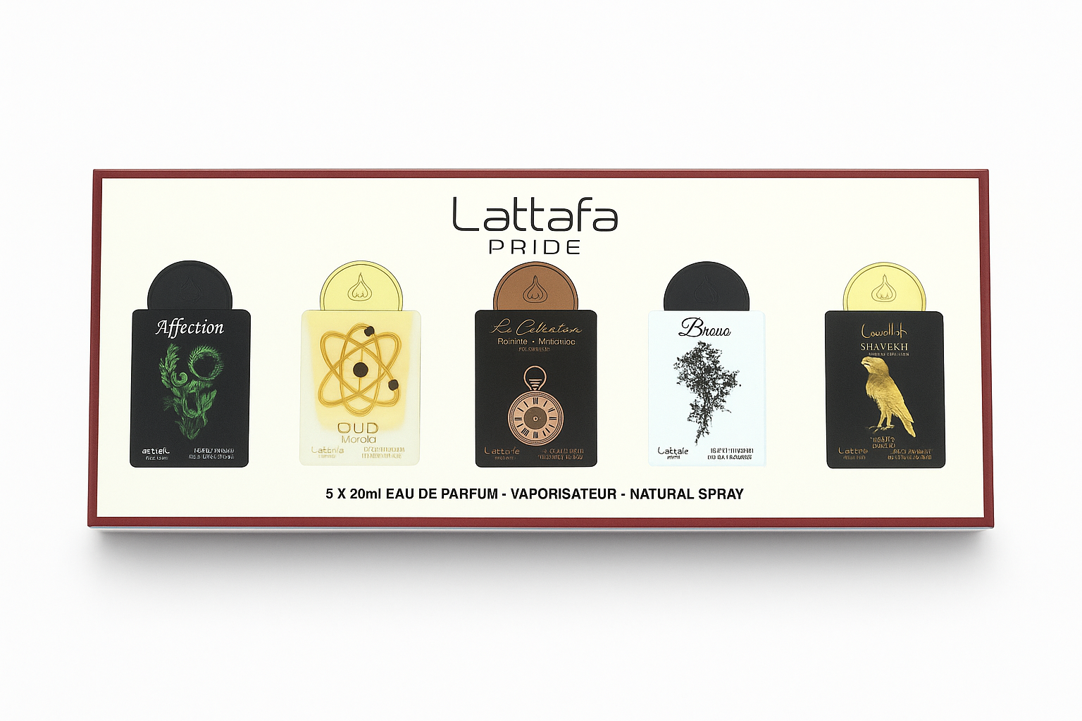 Lattafa Giftset Collection 20ml X 5Pcs GS Box - 01 EDP