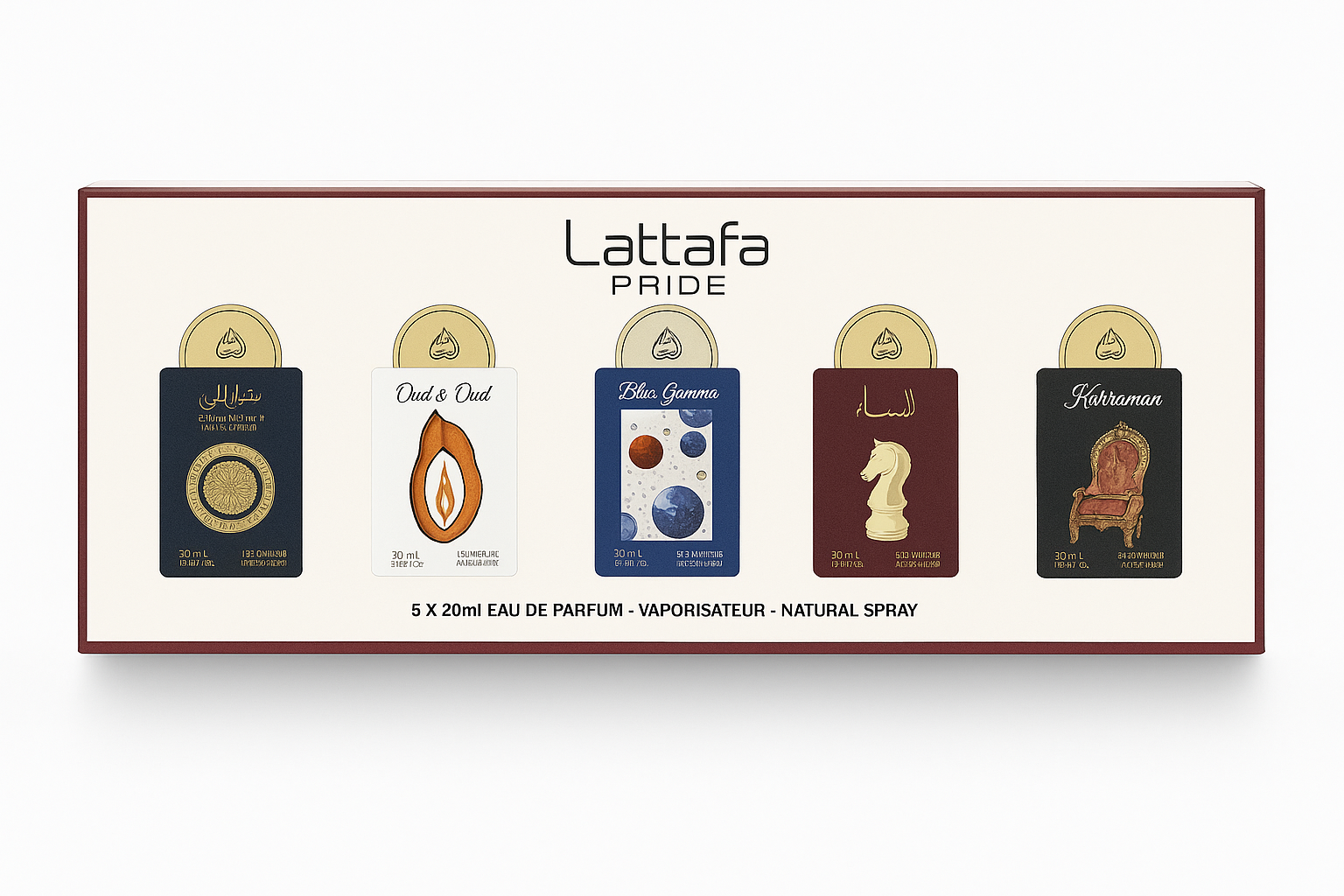 Lattafa Giftset Collection 20ml X 5Pcs GS Box - 03 EDP